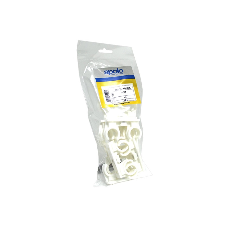 Bolsa saniclip doble tipo SCD Ø 28 mm color Blanco