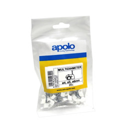 Bolsa plastigrap multidiámetro MPLG Ø4-7 mm Nylon Blanco