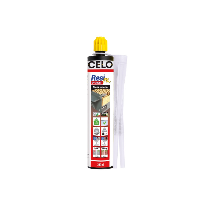 Anclaje químico ResiFIX EY 300 SF sin estireno , Epoxy 2 canulas