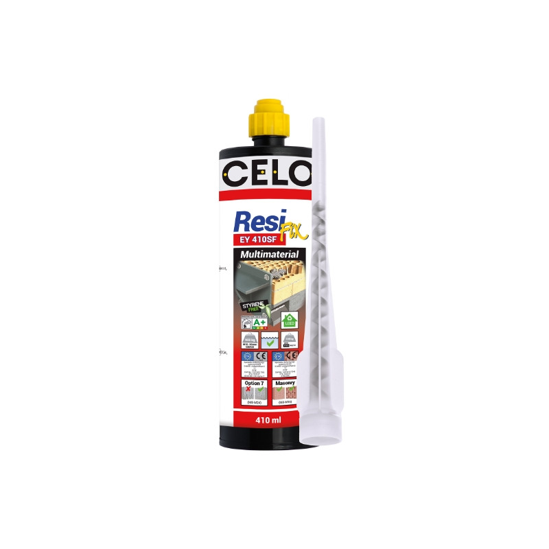 Anclaje químico ResiFIX EY 410 SF sin estireno , Epoxy 1 cánula