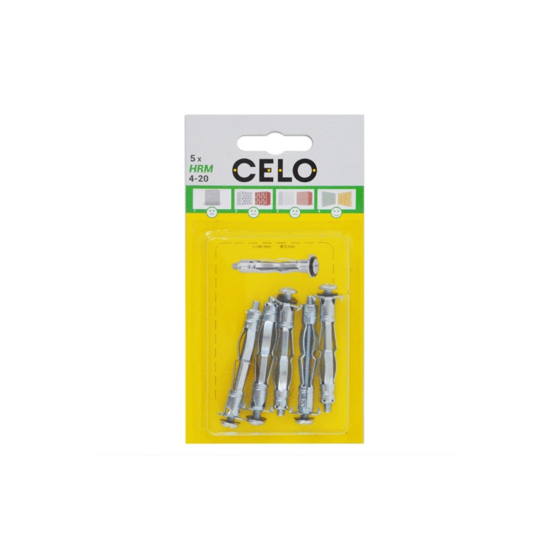 Blister Taco metálico para hueco expapolo HRM 4-20