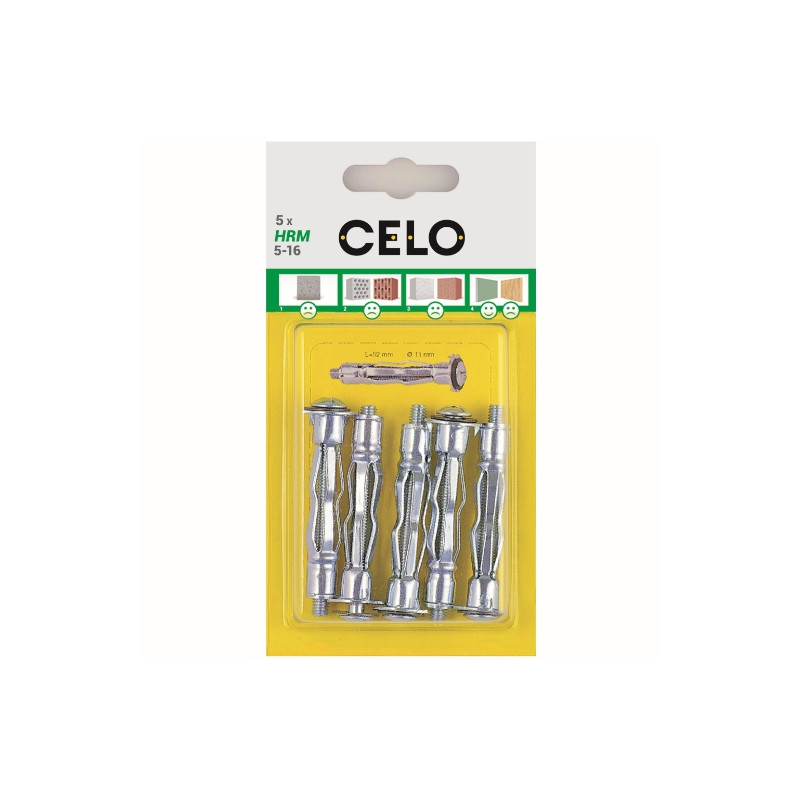 Blister Taco metálico para hueco expapolo HRM 5-16 RH