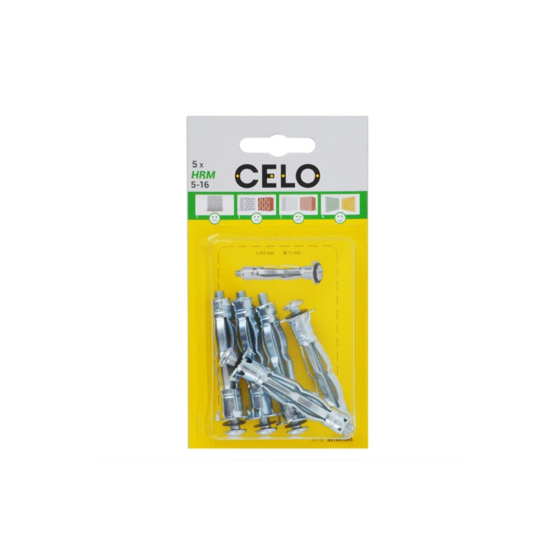 Blister Taco metálico para hueco expapolo HRM 5-16