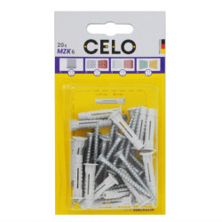 Blister taco multiuso con valona con tornillo MZK 6 SPS