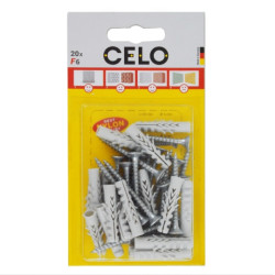 Blister taco standard con tornillo NF 6 SPS