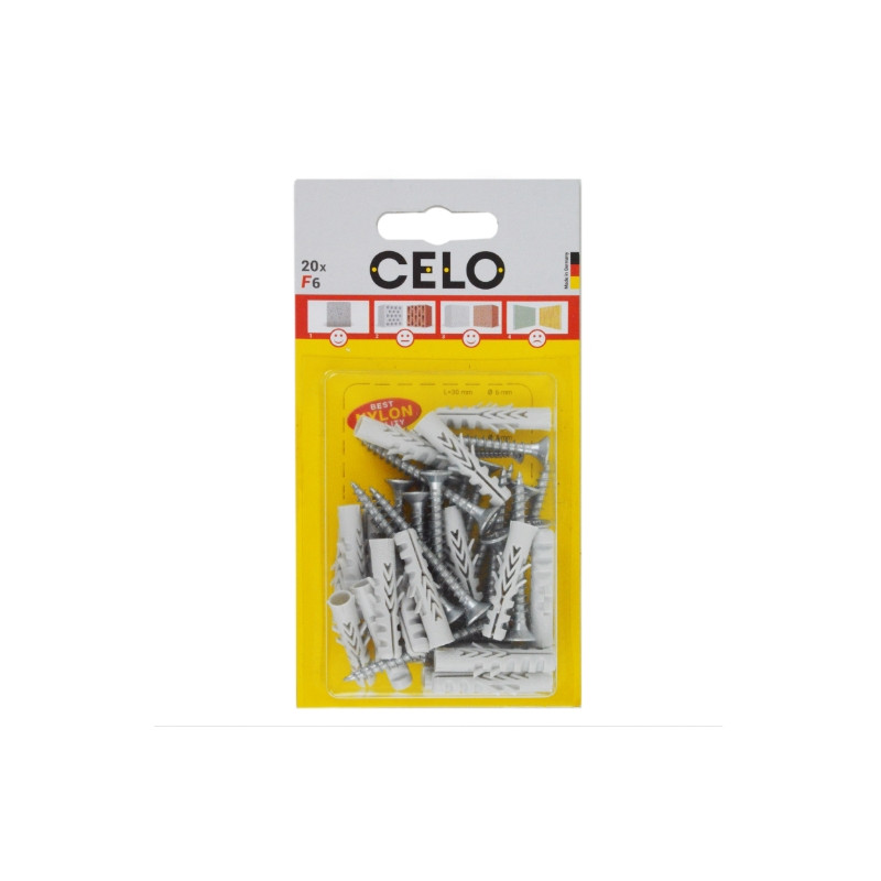 Blister taco standard con tornillo NF 6 SPS