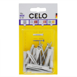 Blister taco multiuso con valona con tornillo MZK 6-41 SPS