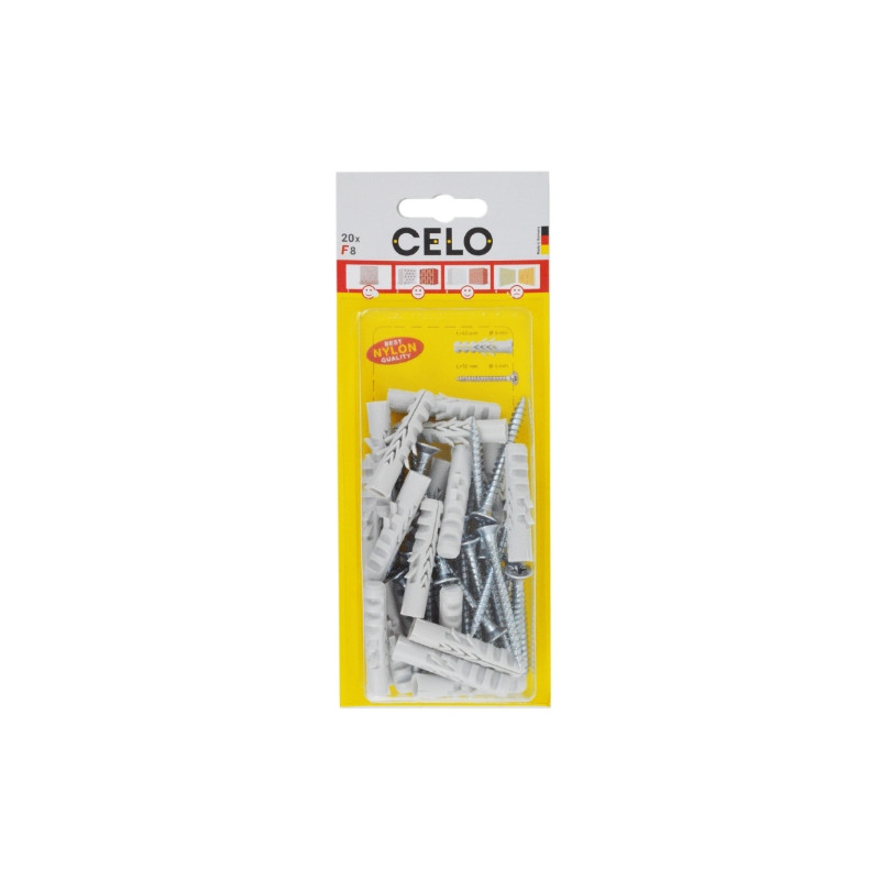 Blister taco standard con tornillo NF 8 SPS