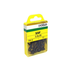 Blister torn. cartón yeso SSF cabeza avellanada impronta PH Ø3,5x35 mm Fosfatado