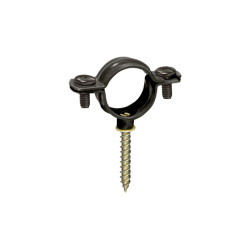 Abrazadera metálica Gas M6 tipo GNK Ø 12 mm acero Plastificado amarillo