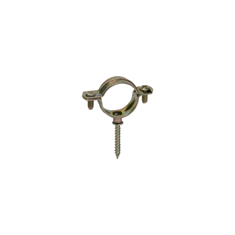 Abrazadera metálica M6 con tornillo tipo NKS Ø 22 mm acero bicromatado