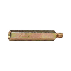 Manguito macho-hembra M6x20 mm acero bicromatado