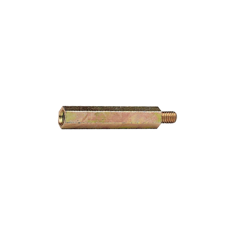 Manguito macho-hembra M6x20 mm acero bicromatado