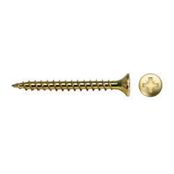 Tornillo VELOX rosca completa cabeza avellanada impronta PZ Ø6x50 mm bicromatado