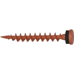 Tornillo de plástico para aislamiento IPS 80 color cobre