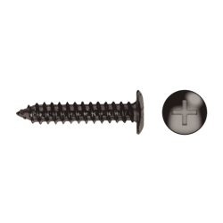 Tornillo FS rosca chapa cabeza baja impronta PH Ø3,5x9,5 cincado negro