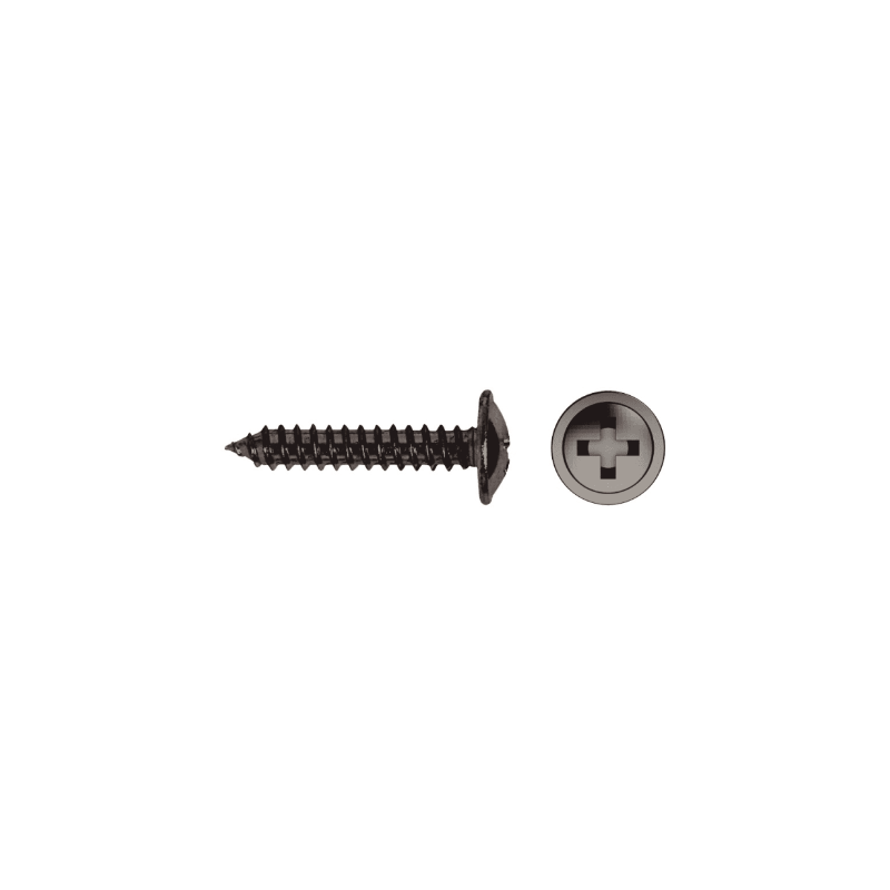Tornillo CH88H rosca chapa cabeza arandela estampada impronta PH Ø3,9x9,5 cincado negro