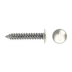 Tornillo FS rosca chapa cabeza baja impronta PH Ø3,5x13 lacado blanco
