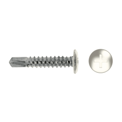 Tornillo FST punta broca cabeza baja impronta PH Ø3,5x9,5 lacado blanco