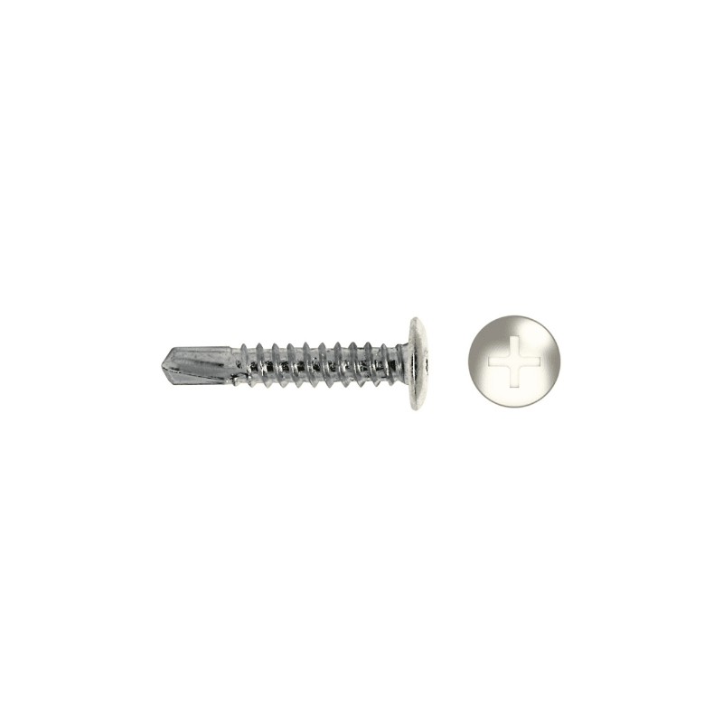 Tornillo FST punta broca cabeza baja impronta PH Ø3,5x9,5 lacado blanco