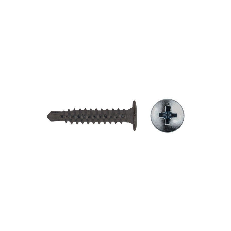 Tornillo CET punta broca reducida cabeza extraplana impronta PH Ø4,2x14 inox A2