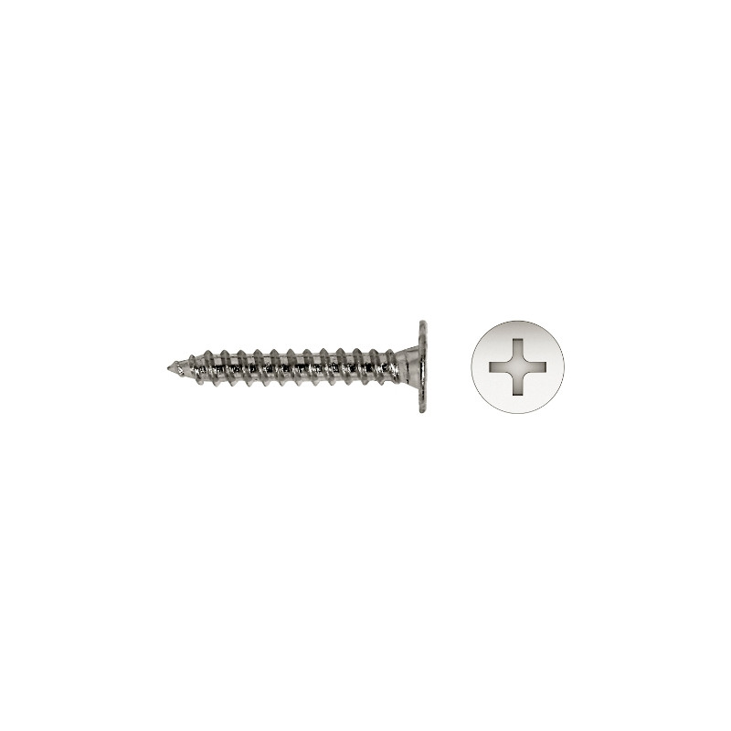 Tornillo CE rosca chapa cabeza extraplana PH Ø4,2x32 mm acero inox A2