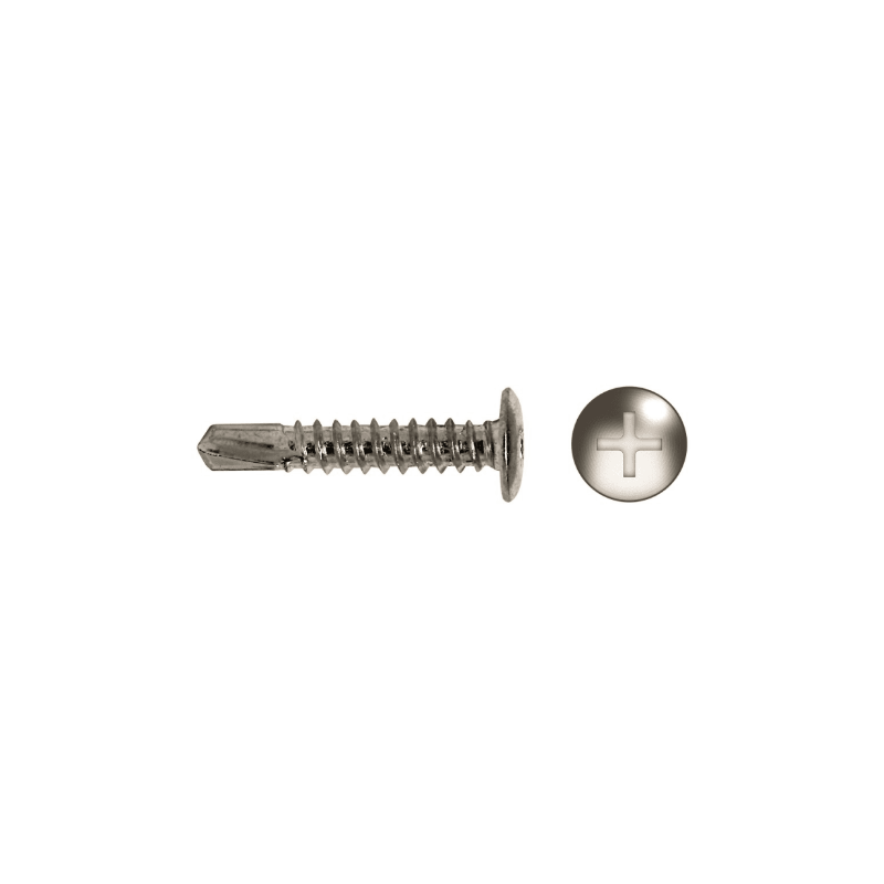 Tornillo FST punta broca cabeza baja PH Ø4,8x19 mm acero inox A2