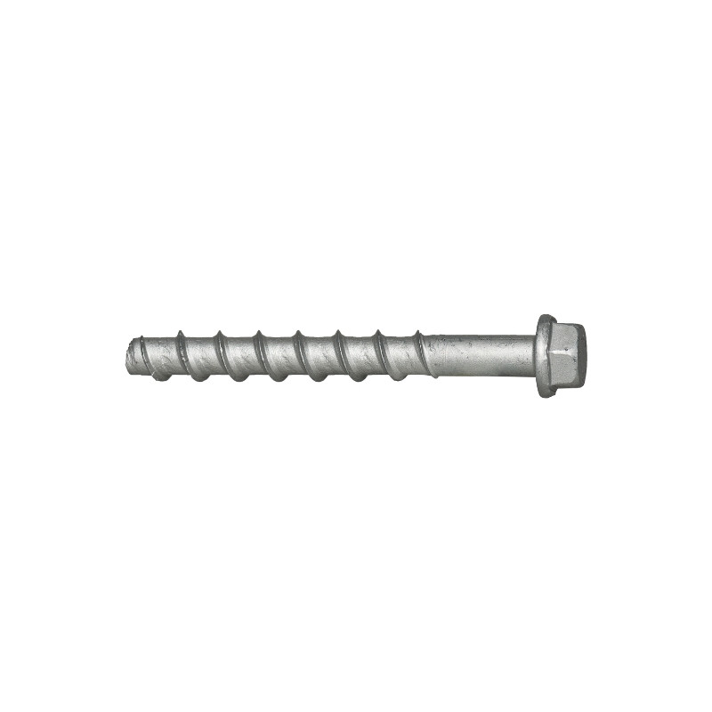 Anclaje tornillo directo a hormigón BTS 10-160/75, cabeza hexagonal con arandela estampada, ZnAl