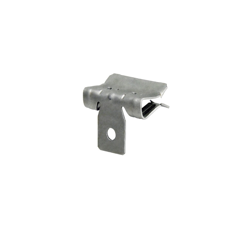 Clip viga para alambre espesor 10-15 Ø6,3 recubrimiento láminas de zinc aluminio gris