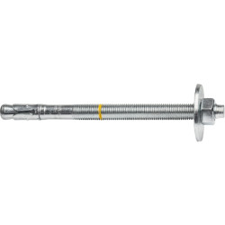 Anclaje metálico espárrago BA plus 10-215/140, cincado, con arandela ancha DIN 440, Homologado opción 7