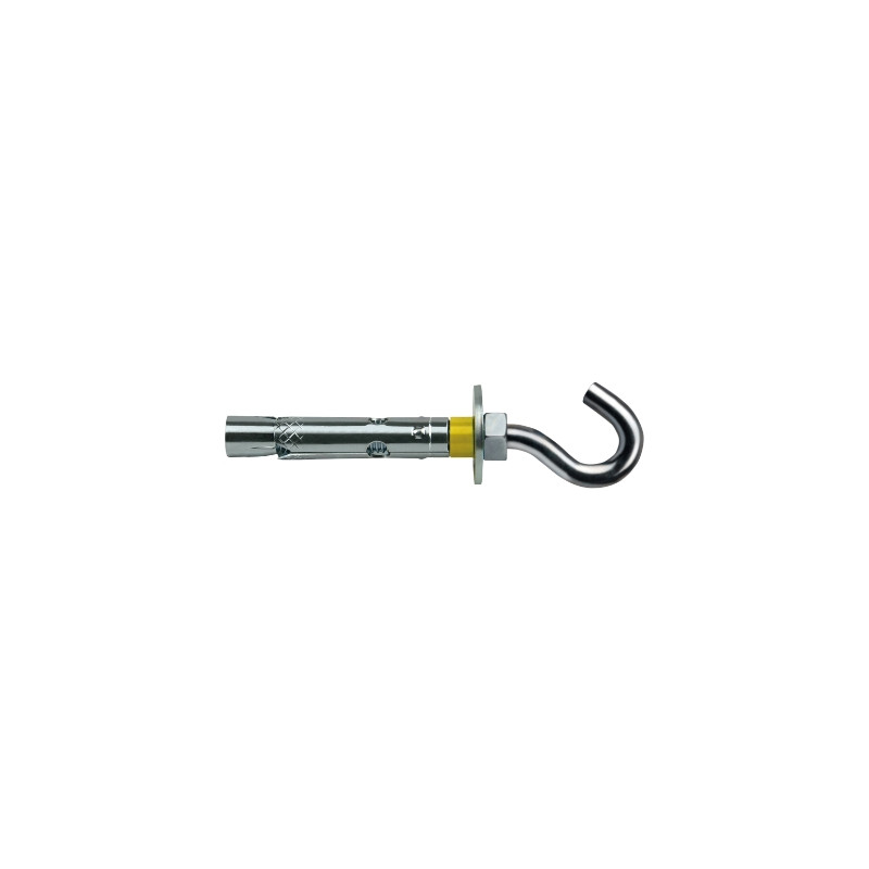 Anclaje camisa con cono expansor Dnbolt gancho DG Ø 10x 60 cincado