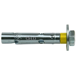 Anclaje camisa con cono expansor Dnbolt tornillo DT Ø 10-L M8x80 cincado