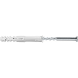 Taco largo multimaterial MFR SB 14-140 TX avellanado, con tornillo avellanado , cincado