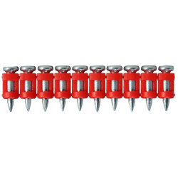 Clavo de acero XHA para clavadoras a gas AGII longitud 17 mm