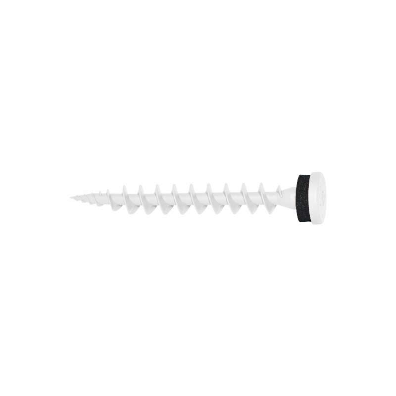 Tornillo de plástico para aislamiento IPS 80 color blanco