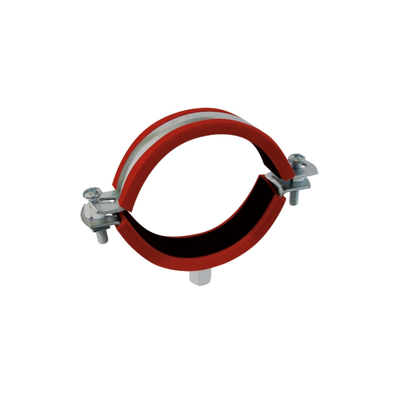 Abrazadera metálica deslizante isofónica M8+M10 tipo RID Ø 35 mm acero cincado