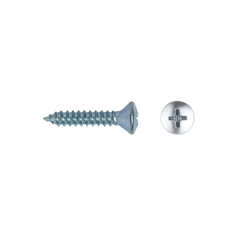 Tornillo DIN 7983 rosca chapa cabeza gota sebo impronta PH Ø3,5x16 mm cincado