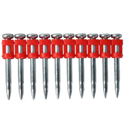 Clavo de acero XHA para clavadoras a gas AGII longitud 38 mm