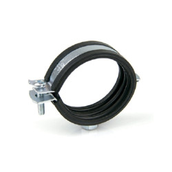 Abrazadera metálica reforzada isofónica M8 tipo RIFL Ø 40 mm acero cincado