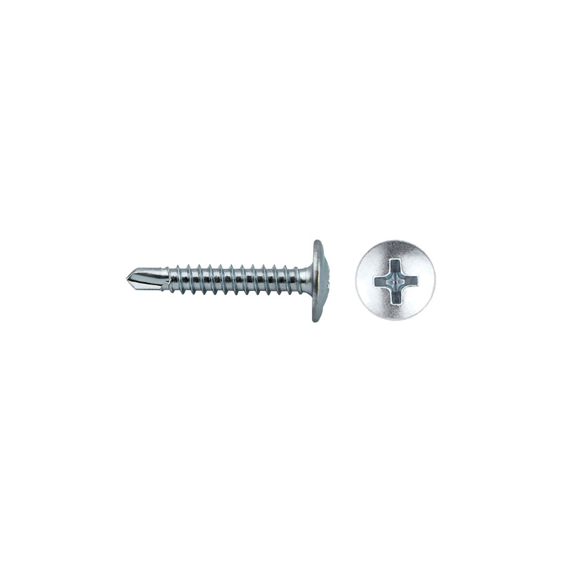 Tornillo ALFST punta broca reducida cabeza baja impronta PH Ø4,2x13 cincado