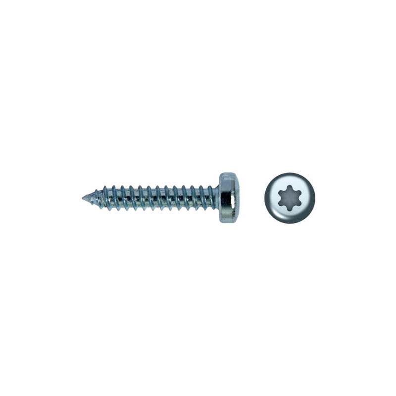 Tornillo 7049S rosca chapa cabeza alomada impronta SIT Ø4,2x19 cincado