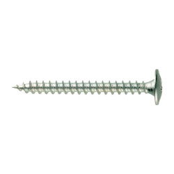Tornillo rosca madera TFC Ø4x40 cabeza ancha impronta PZ acero cincado
