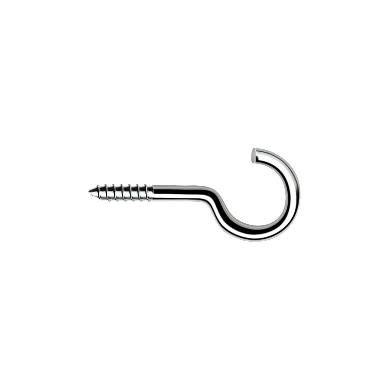 Hembrilla roscada abierta Ø4x60 mm acero cincado