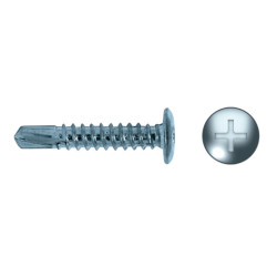 Tornillo FST punta broca cabeza baja impronta PH Ø4,8x16 cincado