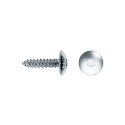 Tornillo BTN rosca chapa cabeza ancha impronta SIT Ø4,8x19 cincado