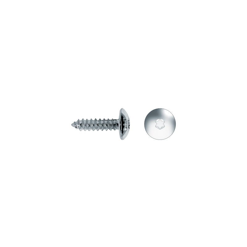 Tornillo BTN rosca chapa cabeza ancha impronta SIT Ø4,8x19 cincado