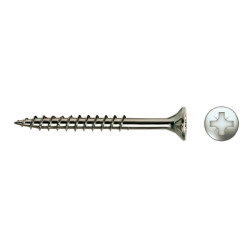Tornillo VELOX rosca parcial cabeza avellanada impronta PZ Ø5x100/60 mm cincado