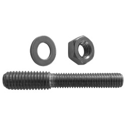 Esparrago con tope M6x20 acero cincado