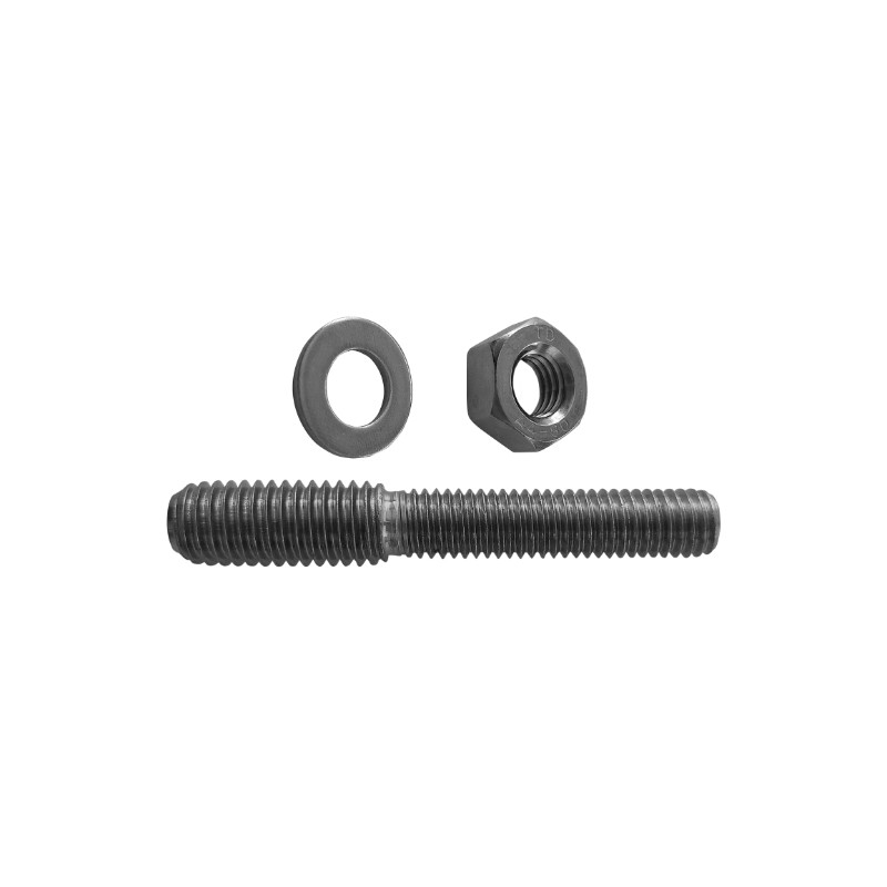 Esparrago con tope M6x20 acero cincado