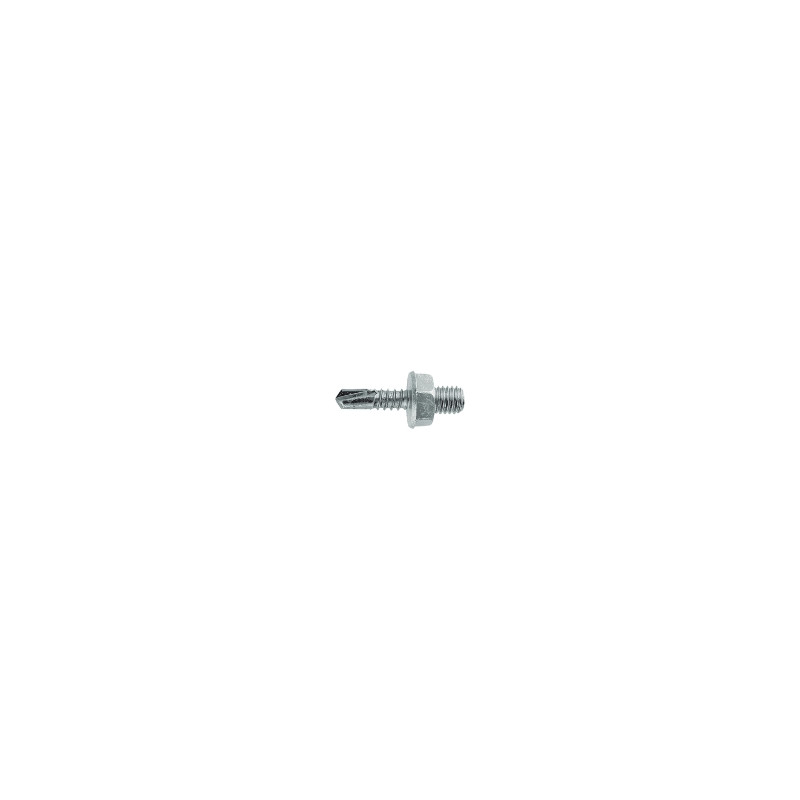 Tornillo punta broca TORAB ST 6,3x19 cabeza hexagonal rosca métrica M6x6 acero cincado